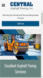 Mobile Screenshot of centralasphaltpaving.com